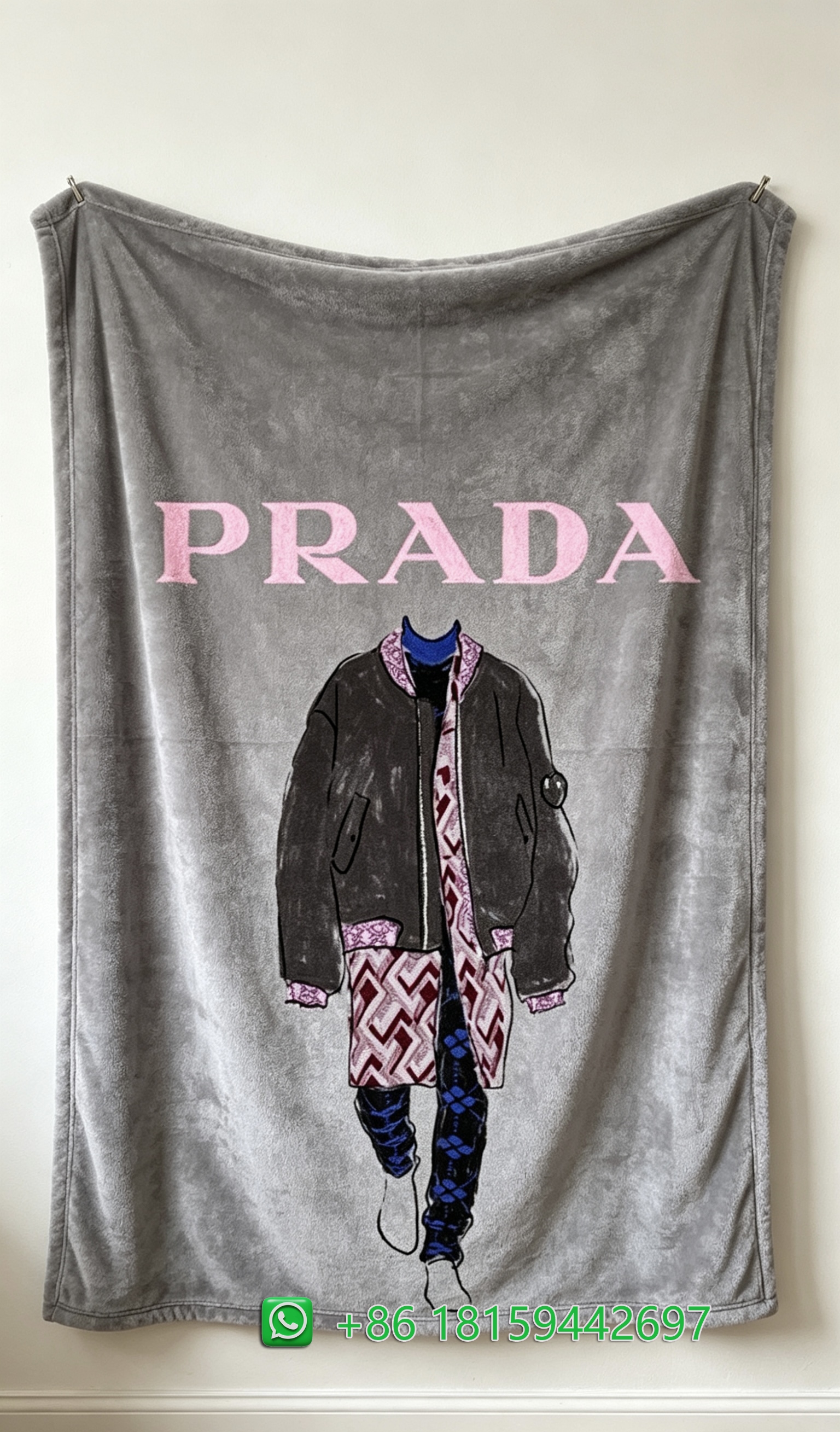 Prada Throw Blankets